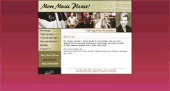 Desktop Screenshot of moremusicplease.com