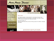 Tablet Screenshot of moremusicplease.com